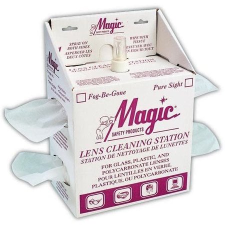 MAGID Magic Safety Large Disposable Lens Cleaning Station  Fog Be Gone, 4PK 1200FBG